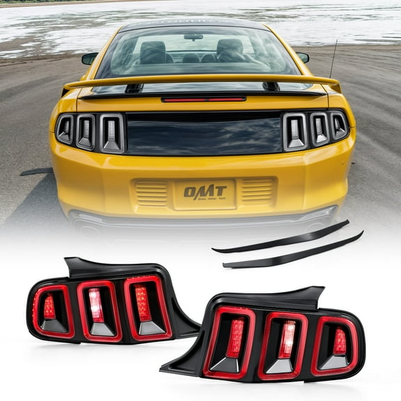 Tail Lights for 2010-2014 Ford Mustang LED Brake Lamps Left & Right Sides