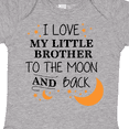 thumbnail image 4 of Inktastic I Love My Little Brother to the Moon and Back Boys or Girls Baby Bodysuit, 4 of 5