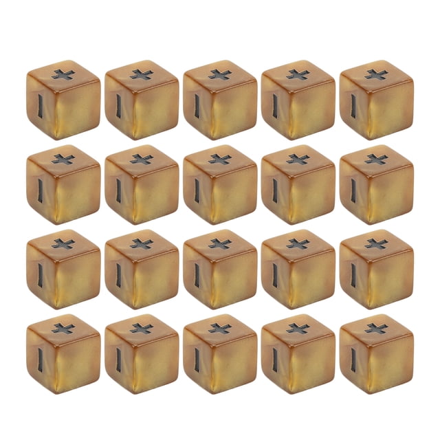 Juego De Dados De Cálculo De Operación Matemática De 16mm Para Enseñanza De 20 Piezas Matemáticas Más Signo Negativo Para Educación Infantil