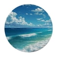 thumbnail image 4 of WYYP Waterproof 100% Polyester Fiber Table Cloth - The Sunny Beach and Joyful Scenery Make You Feel Refreshed and Happy White, 4 of 8