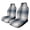Color-1, variant on Plaid Pattern Blue And White. Car Seat Covers Car Accessories 2PCS Set Soft Front Seat Protector Cover
