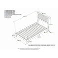 thumbnail image 4 of Nantucket Platform Bed with Open Foot Board, Multiple Sizes, Multiple Colors, 4 of 10