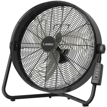 Lasko Remote Control 20" High Velocity Garage Fan with Quickmount H20685