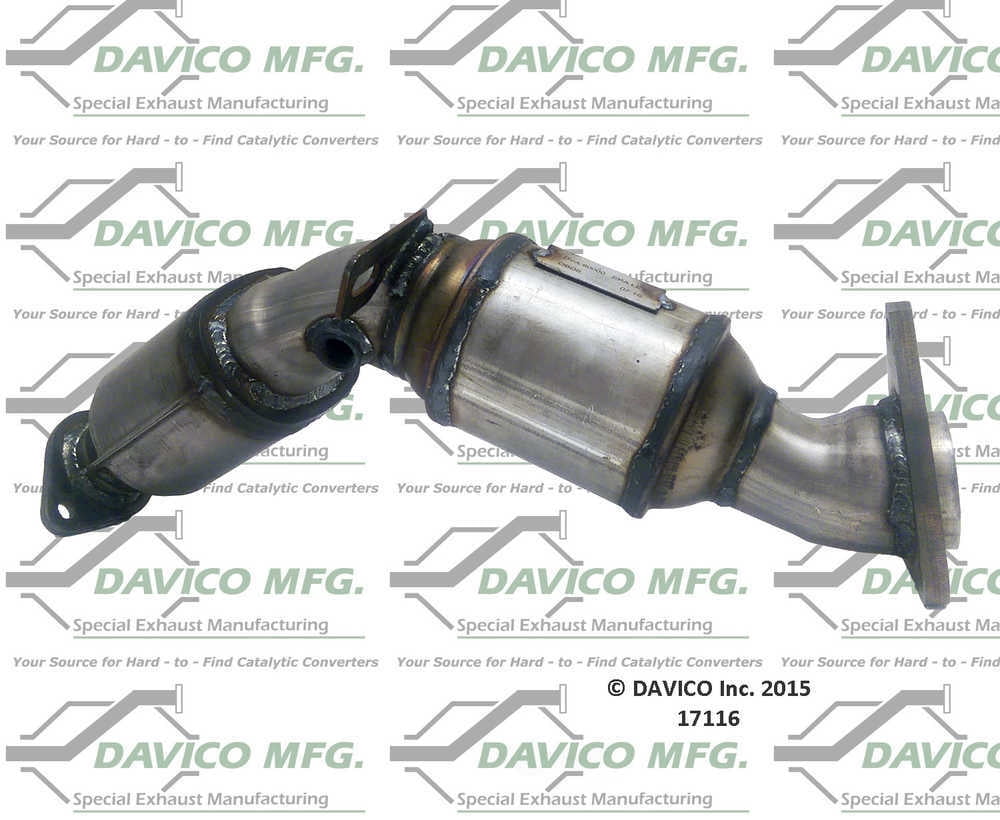 Davico Mfg 17116 Direct-Fit Catalytic Converter - Manifold