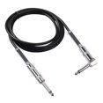 thumbnail image 4 of Cable de guitarra de 1/4 pulgadas a ángulo 1/4 pulgadas 6,35mm perfke pro Audio 3 metros, 4 of 9
