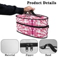 thumbnail image 5 of HELLHERO Pink Tie-Dye Pattern Iron Carrying Bag Travel Steamer Bag, Case Only, 5 of 6