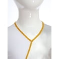 thumbnail image 5 of TiaoBug Girls Grecian Toga Raman Costume Ancient Greek Princess Ball Gowns Athena Maxi Dress Silver 10, 5 of 7