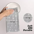 thumbnail image 6 of YIBAGA Christmas Kitchen Towels Set of 2, Winter Dishcloth, 18x26 inch, Polyester, 6 of 7