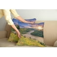 thumbnail image 2 of Ambesonne Nature Throw Pillow Cover 2 Pack, Rising Sun Calm River, 16", Multicolor, 2 of 5
