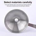 thumbnail image 4 of facefd 3Pcs Stainless Steel Kitchen Funnels Set with Handle for Filling Bottles Spices Ingredients Essential Oil, Silver, 4 of 7