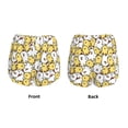thumbnail image 6 of Uemuo Cartoon Chicken Pattern Women's Athletic Shorts High Waisted Running Shorts with Liner Pockets Gym Elastic Workout Shorts-Medium, 6 of 9