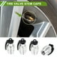 thumbnail image 2 of Ofertas Únicas 4 Pcs Tapas de Válvula de Neumático Forma de Granada Cubiertas de Polvo de Válvula de Neumático Aleación de Aluminio Plástico Tono Plateado 29mm, 2 of 7