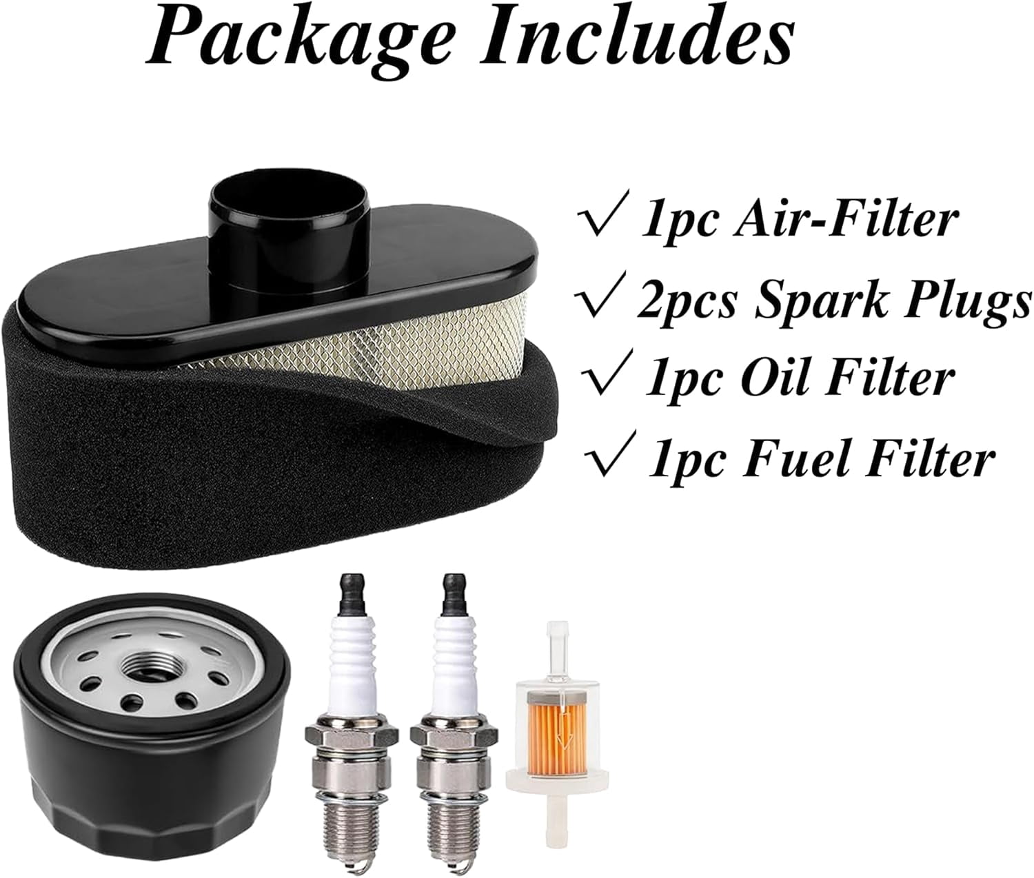 Replacement Tune Up Kit with Oil Filter 49065-7007 & Air Filter 11013-0752, Fits FR691V FR651V FR730V Engine for Zero Turn Mower
