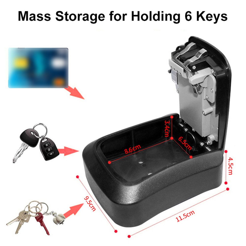 Key Box Safe Secret Storage Box For Ttlock Electronic Key Safe Box Organizer