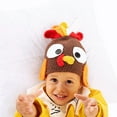 thumbnail image 2 of Kawaii Children Turkey Hat Cute Cap Thanksgiving Knit Hat Halloween All-match, 2 of 12
