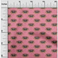 thumbnail image 1 of oneOone Polyester Lycra Fabric Lotus Block Print Sewing Fabric BTY 56 Inch Wide, 1 of 4