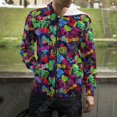 thumbnail image 3 of Sudadera con capucha y estampado 3D de dibujos animados, sudadera con cremallera y letras explosivas, estilo punk y grafiti, para hombres, mujeres y niños, ropa de calle de moda, 3 of 5