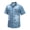 浅蓝色, variant on Men's Vintage Denim Shirt Short Sleeve Button Up Cotton Outdoor Shirts, Featuring Multiple Pockets And a Lightweight Jeans Washed Design