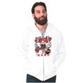 thumbnail image 5 of Popeye Hustle Hard Strong Finish Zip Hoodie Sweatshirt Men Brisco Brands X, 5 of 6