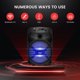thumbnail image 3 of Altavoz PA Bluetooth portátil Pyle 8 300 W con luces LED, 3 of 7