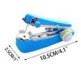 thumbnail image 2 of Mini Portable Handheld Sewing Machine for Clothes Fabric Repair, Quick Stitch Mender for Jeans Curtains Emergency Repairs, 2 of 7