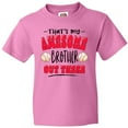 thumbnail image 3 of Inktastic That's My Awesome Brother out There with Baseballs Youth T-Shirt, 3 of 5