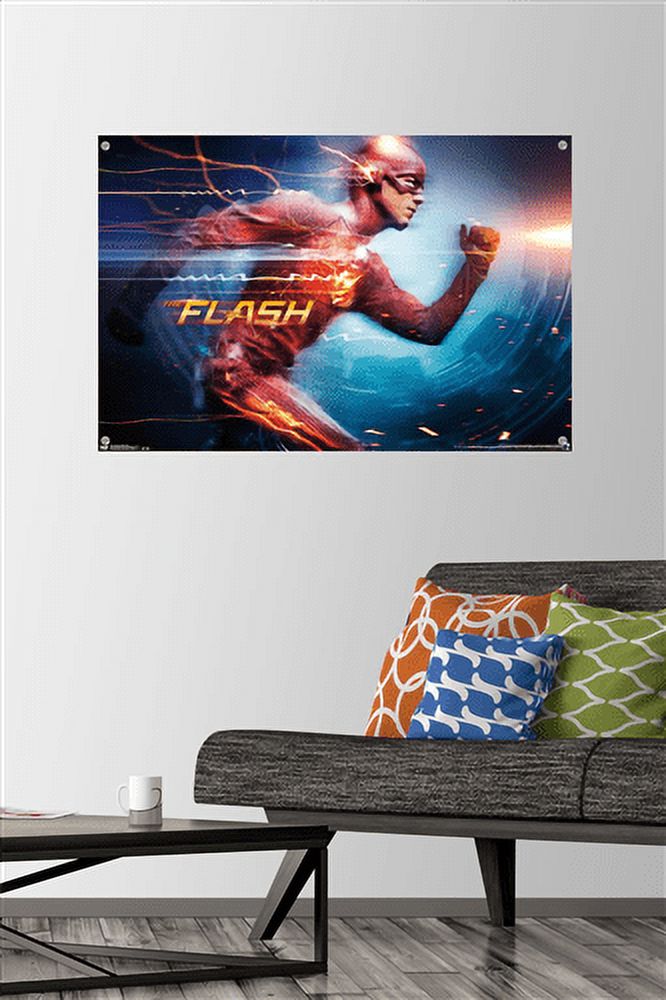 DC Comics TV - The Flash - Speed Force Wall Poster with Push Pins, 22.375" x 34"