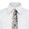 thumbnail image 2 of Watercolor Flowers Necktie, Burgeoning Branches, Dress Tie, 3.7", Multicolor, by Ambesonne, 2 of 3