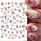 thumbnail image 2 of Pegatinas para decoración de uñas, calcomanías de flores, 12 hojas, pegatinas autoadhesivas 3D para uñas para mujeres y niñas, varios estilos, 10*7cm, 2 of 5
