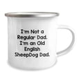 thumbnail image 2 of Unique Old English SheepDog Dad Gifts for Men Birthday Camping Mug, 2 of 4