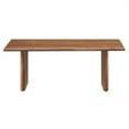 thumbnail image 4 of Coffee Sofa Side Table, Walnut, Wood, Living Kitchen Cafe Bistro Hospitality Restaurant, Modern Contemporary HB34723, 4 of 9