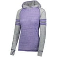 thumbnail image 4 of Holloway Sportswear XS Womens Advocate Hoodie Purple/Silver 229749, 4 of 6