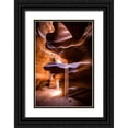 thumbnail image 1 of Jansky, Walde 17x24 Black Ornate Wood Framed with Double Matting Museum Art Print Titled - Sand Fall, 1 of 4
