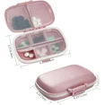 thumbnail image 3 of 1 pc resettable pill organizer, 8 compartments, small portable pill, 3 of 4