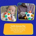 thumbnail image 6 of Mobi Woblii Platinum Activity Toy - Montessori Toys for 3 Month Old and Up, Sensory Ball Toy for Babies & Toddlers, Teething Toy Made with Food Grade Silicone, BPA and Phthalate Free - Pack of 1, 6 of 7