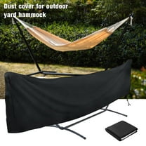 OPTUTUS Outdoor Hammock Cover 122 x 7 x 32 inch – Waterproof Heavy Duty Hammock Stand Cover, Fits Curved and Straight Frame Hammocks