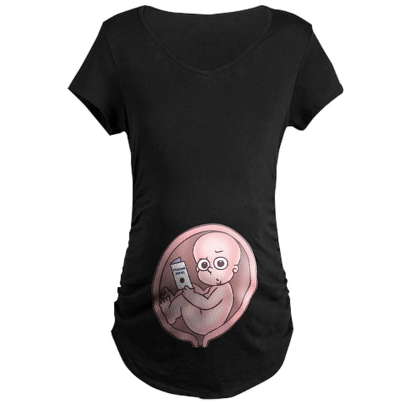 CafePress - Eviction Notice Maternity Dark T Shirt - Maternity Dark T-Shirt