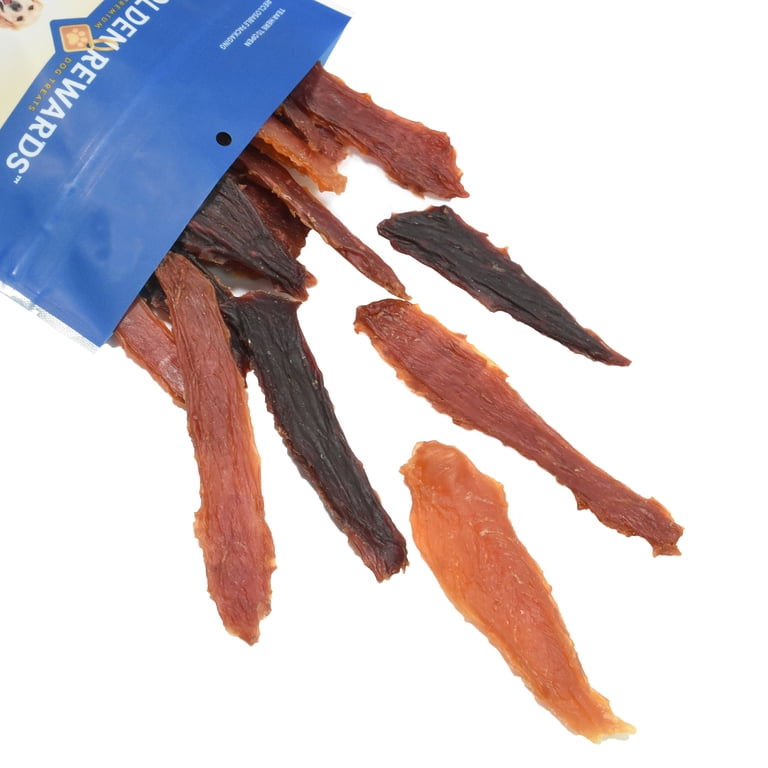 Golden Rewards Chicken, Duck & Beef Jerky Dog Treats, 12 oz photo 5
