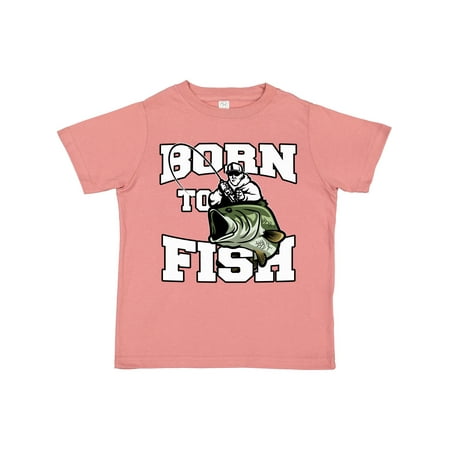 

Inktastic Born to Fish Gift Toddler Boy or Toddler Girl T-Shirt