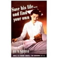 thumbnail image 3 of Anonymous 13x18 Black Modern Framed Museum Art Print Titled - Save His Life and Find Your Own (1943), 3 of 5