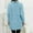 Sky Blue, variant on KANG Fleece Crewneck Sweatshirt Long Sleeve Thermal Pocket Pullover Soft Warm Winter Casual For Ladies Outerwear
