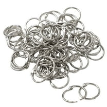 Unique Bargains Metal Book Rings, 1 Inch Loose Leaf Binder Rings, Pack of 70