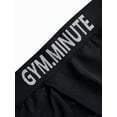 thumbnail image 5 of Spencer Women's Maternity Shorts Yoga Shorts Over Belly Bump Pregnancy Workout Active Lounge Sleep Shorts, Black, 5 of 10
