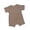 Mocha, variant on MONAG Infant Short Sleeve Romper