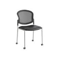 thumbnail image 1 of Safco Diaz Guest - Chaise - Visiteur - Vinyle, Maille - Noir, 1 of 2