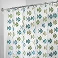 thumbnail image 2 of iDesign Fishy Frosted PEVA Shower Curtain, 72" x 72", 2 of 5