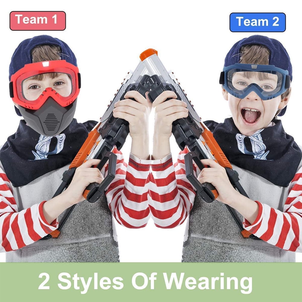 Nerf Rival Blaster Compatible Face Mask with Goggles Nigeria Ubuy