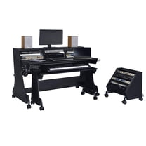 Musiea EX88 Series 88 Keys Music Studio Desk Workstation with Rack ...