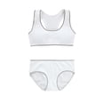 thumbnail image 4 of LYMAYTER Girls Soft Cotton Seamless Training Bra and Underwear Set Teen Girls Comfort Daily Wear, 4 of 8
