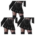thumbnail image 1 of relayinert Jupe Plissée Fine Sans Perte Durable et Indéformable à Long Terme Élégant Polyester Taille M 3Set, 1 of 6